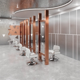 Thi công nội thất salon Bình Dương