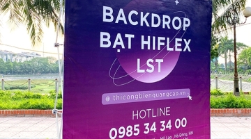 In Bạt Backdrop Tại Bình Dương uy tín