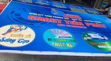 In bạt chương trình đấu giải tại Thủ Dầu Một